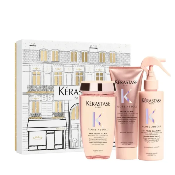 Kérastase Gloss Absolu Illuminating Holiday Gift Set For Frizzy Hair