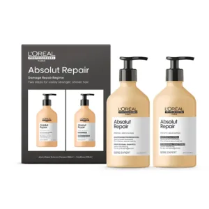 L'Oreal Absolut Repair Nourishing 500ml Duo - For Damaged Hair