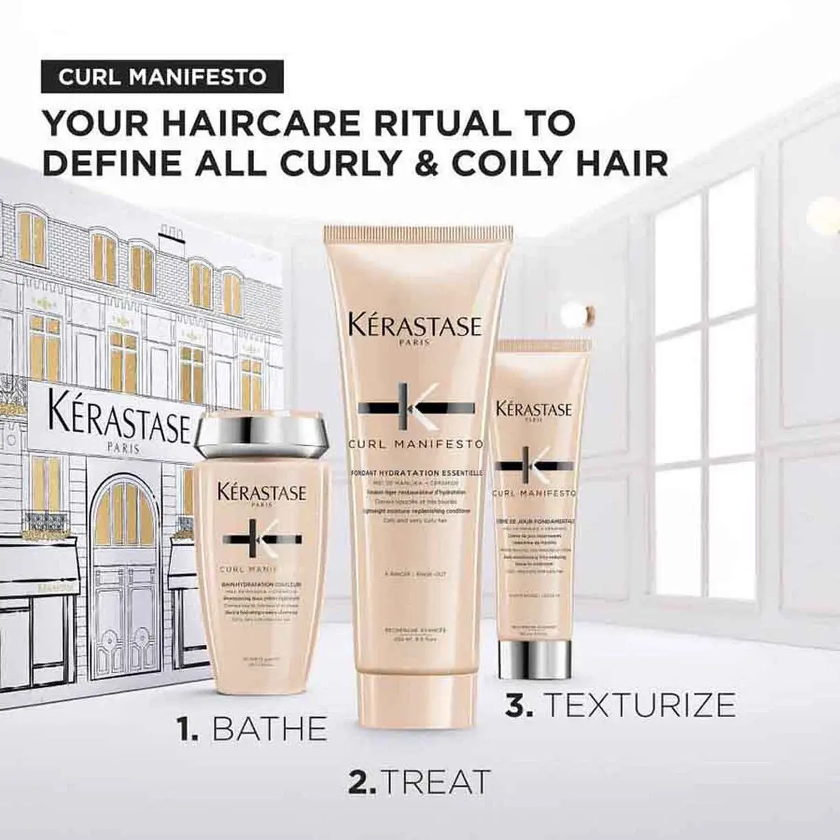 Kérastase Curl Manifesto Hydrating Holiday Gift Set For Curly Hair - Image 3
