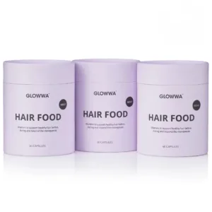 GLOWWA Hair Food™ Menopause Hair Vitamins Trio - 3 Month Supply
