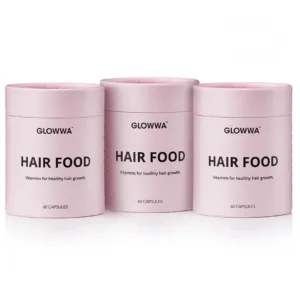 GLOWWA Hair Food™ Hair Vitamins Trio - 3 Month Supply