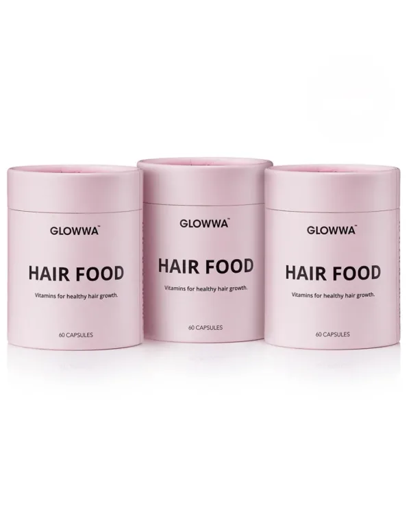 GLOWWA Hair Food™ Hair Vitamins Trio - 3 Month Supply